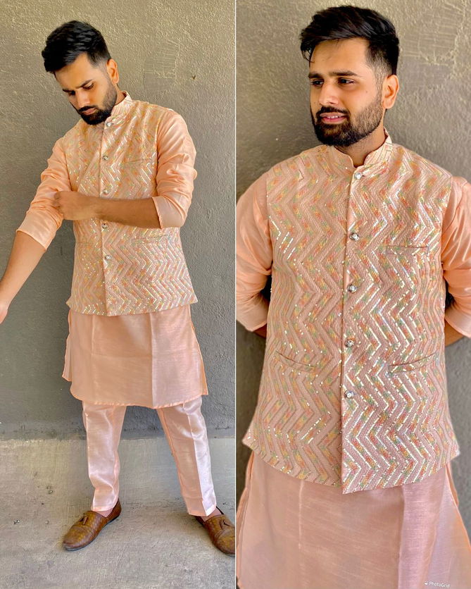 Manyavar Modi Jacket Kurta Pajama Catalog